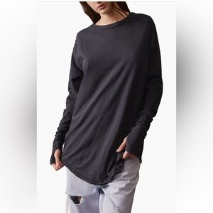 Free People - We The Free - Arden Extra Long Cotton Top